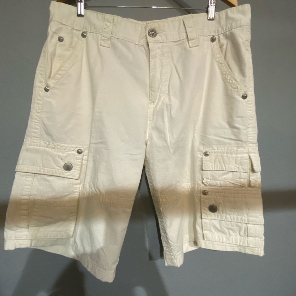 Rock Revival Jorts - White